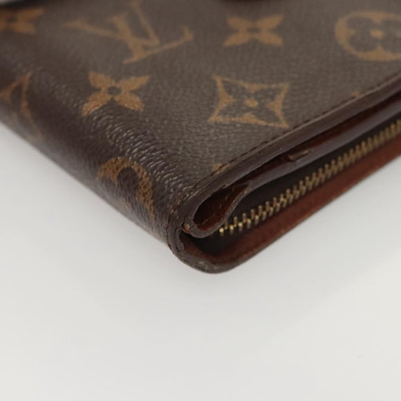 LOUIS VUITTON Monogram Compact Zip Wallet M61667 LV Auth 117264