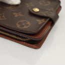 LOUIS VUITTON Monogram Compact Zip Wallet M61667 LV Auth 117264-15