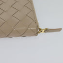 BOTTEGA VENETA INTRECCIATO Wallet Leather Pink Beige Auth 117268-16