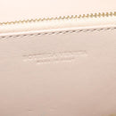 BOTTEGA VENETA INTRECCIATO Wallet Leather Pink Beige Auth 117268-8