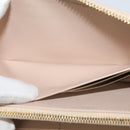 BOTTEGA VENETA INTRECCIATO Wallet Leather Pink Beige Auth 117268-19