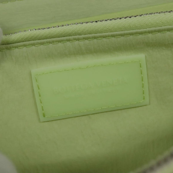 BOTTEGA VENETA INTRECCIATO Wallet Leather LIme Green Auth 117269M