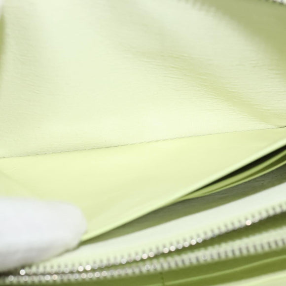 BOTTEGA VENETA INTRECCIATO Wallet Leather LIme Green Auth 117269M
