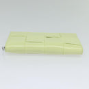BOTTEGA VENETA INTRECCIATO Wallet Leather LIme Green Auth 117269M-6