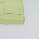 BOTTEGA VENETA INTRECCIATO Wallet Leather LIme Green Auth 117269M-15