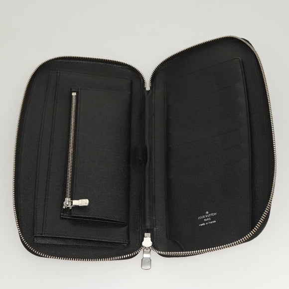 LOUIS VUITTON Taiga Organizer Atoll Travel Case Ardoise M30652 LV Auth 117271