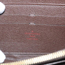 LOUIS VUITTON Damier Ebene Zippy Wallet Long Wallet N41661 LV Auth 117272-18