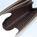 LOUIS VUITTON Damier Ebene Zippy Wallet Long Wallet N41661 LV Auth 117272-19