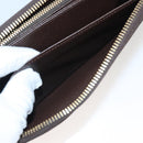 LOUIS VUITTON Damier Ebene Zippy Wallet Long Wallet N41661 LV Auth 117272-20