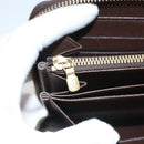 LOUIS VUITTON Damier Ebene Zippy Wallet Long Wallet N41661 LV Auth 117272-9