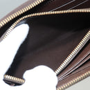 LOUIS VUITTON Damier Ebene Zippy Wallet Long Wallet N41661 LV Auth 117272-10