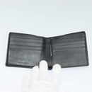 BOTTEGA VENETA INTRECCIATO Bifold Wallet Leather Black Auth 117281-8