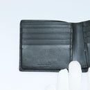 BOTTEGA VENETA INTRECCIATO Bifold Wallet Leather Black Auth 117281-18