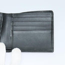 BOTTEGA VENETA INTRECCIATO Bifold Wallet Leather Black Auth 117281-19