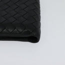BOTTEGA VENETA INTRECCIATO Bifold Wallet Leather Black Auth 117281-14
