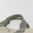 HERMES New Fourre Tout MM Hand Bag Canvas Gray Silver Auth 117285-14