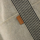 HERMES New Fourre Tout MM Hand Bag Canvas Gray Silver Auth 117285-18