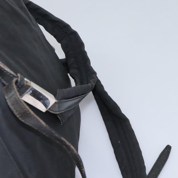 GUCCI Backpack Nylon Black Auth 117288