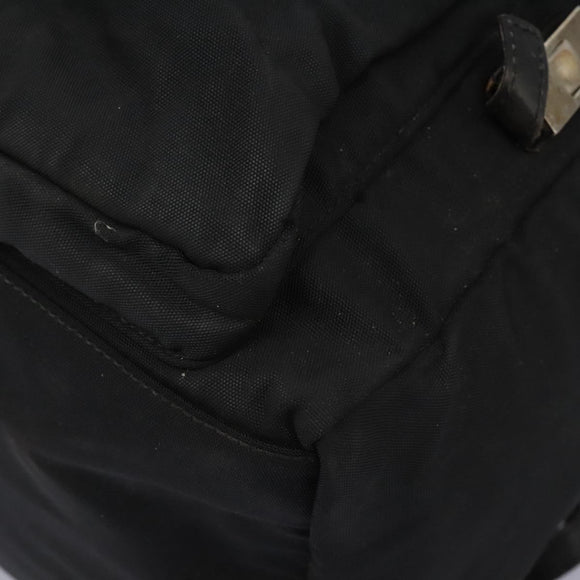 GUCCI Backpack Nylon Black Auth 117288