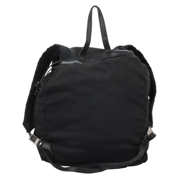 GUCCI Backpack Nylon Black Auth 117288