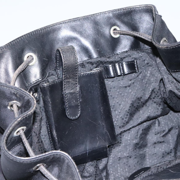GUCCI Backpack Nylon Black Auth 117288