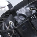 GUCCI Backpack Nylon Black Auth 117288-32