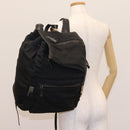 GUCCI Backpack Nylon Black Auth 117288-35