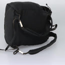 GUCCI Backpack Nylon Black Auth 117288-7