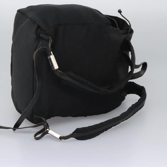 GUCCI Backpack Nylon Black Auth 117288