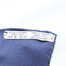 HERMES Carre 90 Scarf ""SPRINGS""  Silk Navy White Auth 117294-12