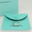 TIFFANY&Co. 1P Diamond Ring Platinum PT950 #7.5(JP Size) Auth 117298AM-10