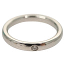 TIFFANY&Co. 1P Diamond Ring Platinum PT950 #7.5(JP Size) Auth 117298AM-2
