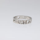 GUCCI Heart Ring K18 Silver Gold (750) 4.4g (18K) Silver Auth 117299SAM-4
