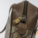 GUCCI GG Supreme Web Sherry Line Bag PVC Beige Red 119 02 004 Auth 117304-19