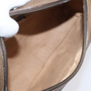 GUCCI GG Supreme Web Sherry Line Bag PVC Beige Red 119 02 004 Auth 117304-10