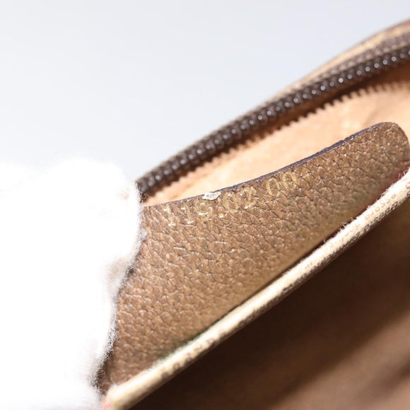 GUCCI GG Supreme Web Sherry Line Bag PVC Beige Red 119 02 004 Auth 117304