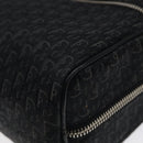 Christian Dior Trotter Canvas Hand Bag Black Silver Auth 117320M-9