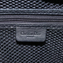 Christian Dior Trotter Canvas Hand Bag Black Silver Auth 117320M-18