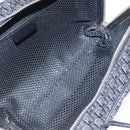 Christian Dior Trotter Canvas Hand Bag Black Silver Auth 117320M-10