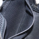 Christian Dior Trotter Canvas Hand Bag Black Silver Auth 117320M-22