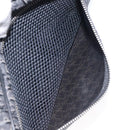 Christian Dior Trotter Canvas Hand Bag Black Silver Auth 117320M-23