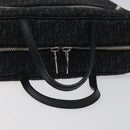 Christian Dior Trotter Canvas Hand Bag Black Silver Auth 117320M-7