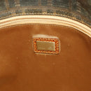 FENDI Zucca Canvas Tote Bag Coated Canvas Brown Khaki Auth 117322-10