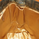 FENDI Zucca Canvas Tote Bag Coated Canvas Brown Khaki Auth 117322-18