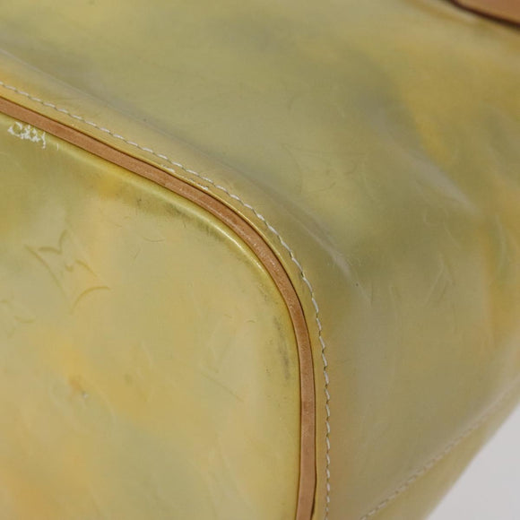 LOUIS VUITTON Monogram Vernis Houston Hand Bag Gris M91053 LV Auth 117329