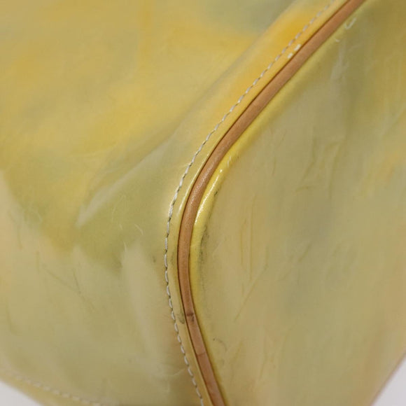 LOUIS VUITTON Monogram Vernis Houston Hand Bag Gris M91053 LV Auth 117329