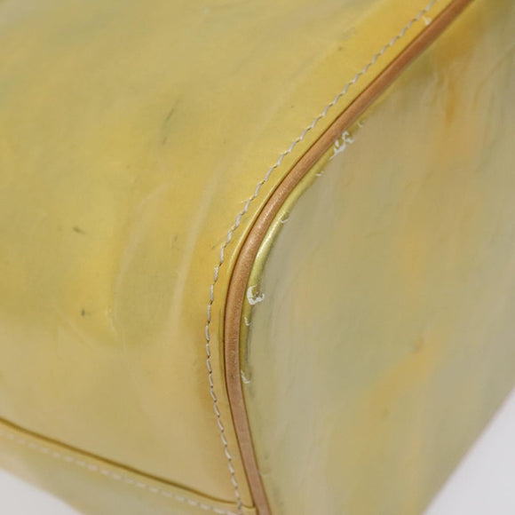 LOUIS VUITTON Monogram Vernis Houston Hand Bag Gris M91053 LV Auth 117329