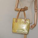LOUIS VUITTON Monogram Vernis Houston Hand Bag Gris M91053 LV Auth 117329-23
