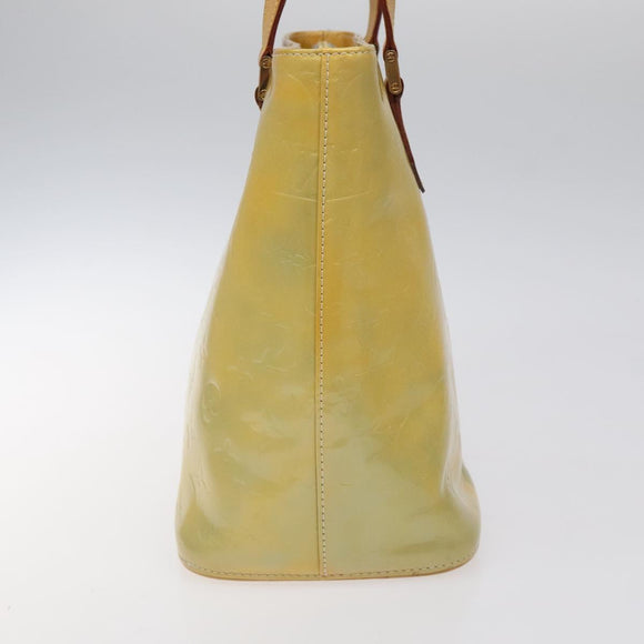 LOUIS VUITTON Monogram Vernis Houston Hand Bag Gris M91053 LV Auth 117329