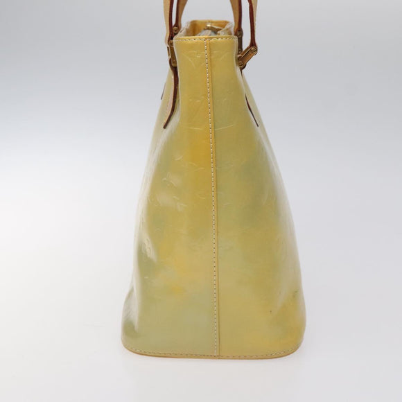 LOUIS VUITTON Monogram Vernis Houston Hand Bag Gris M91053 LV Auth 117329